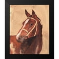 thumbnail image 2 of Green, Jacob 12x14 Black Modern Framed Museum Art Print Titled - Thoroughbred III, 2 of 5