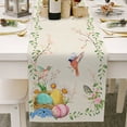 thumbnail image 2 of Binwennn Table Colorful Table Linens for Weddings Table 72 Inches Long Easter Bunny Egg Pattern Linen Print Kitchen Dining Room Insulated Decorative Placemat（G）, 2 of 6