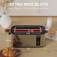 thumbnail image 2 of Anfilank Toaster 4 Slice with Countdown Timer, Extra Wide Slots for Bagels and Waffles, 6 Browning Settings, Removable Crumb Tray, Stainless Steel, 2 of 5