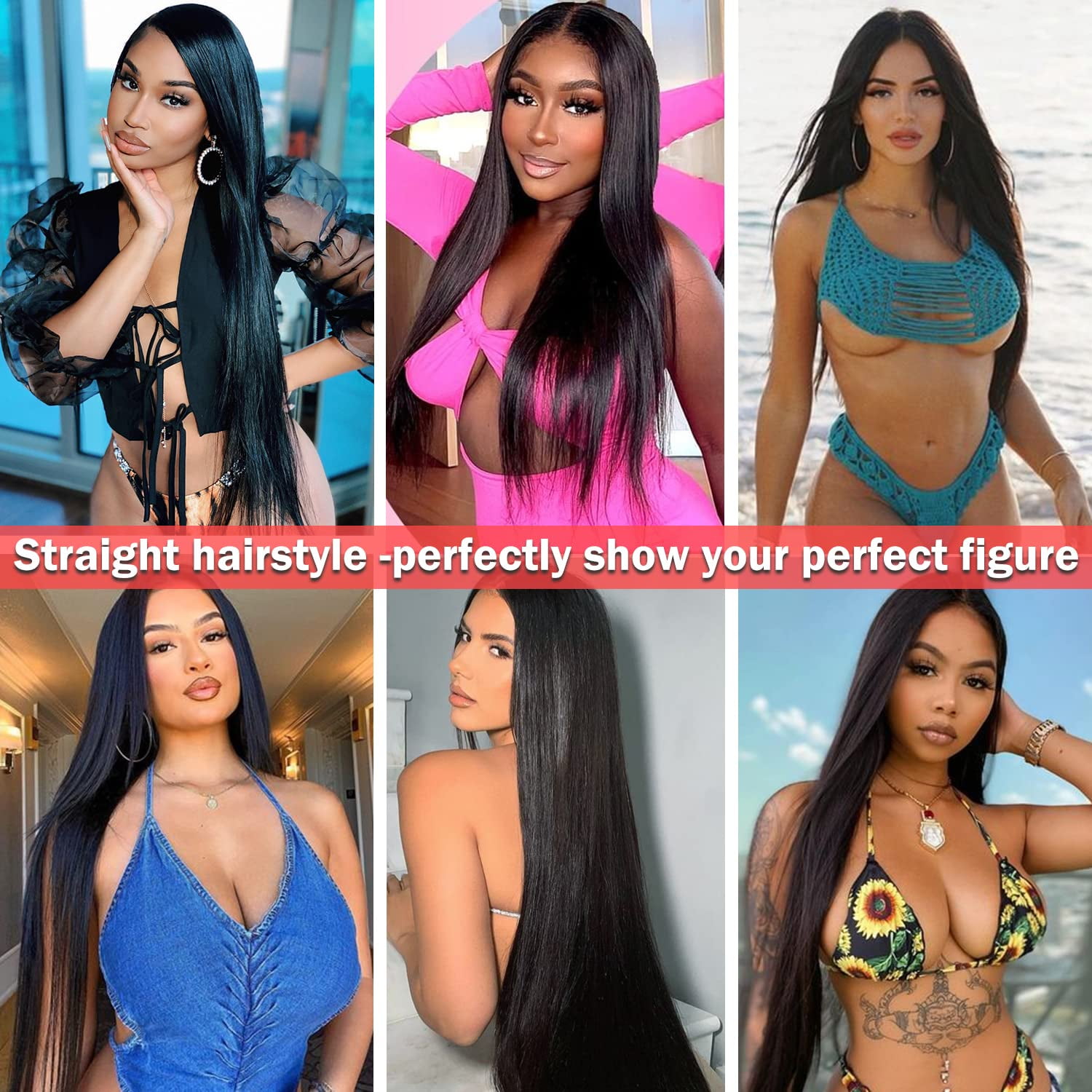 Straight Lace Front Wigs Human Hair Wigs Pre Plucked 13x4 Transparent HD Lace Frontal Wigs For Women Brazilian Virgin Human Hair Natural Black 22 Inches