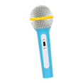 thumbnail image 3 of MERIGLARE Faux Microphone Jouet Cadeaux Modèle de Simulation Activité Spectacle Enregistrement pour Musique Bleu, 3 of 9