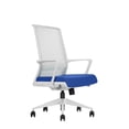 thumbnail image 3 of Silla Ejecutiva Ergonomica FERRINI Giratoria Azul, 3 of 7