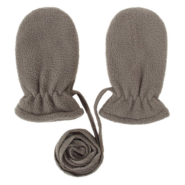 Guantes de esquí con forro polar grueso para bebé, guantes cálidos con dedos completos para invierno para niños pequeños