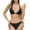 Black, variant on WREESH Womens Two Piece Swimsuit String Bikini Sets Halter New Fashion Split Swimsuit Casual Bikini Swimsuit Beach Bathing Suit Black