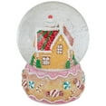 thumbnail image 4 of Northlight Gingerbread House Musical Christmas Snow Globe - 6.5", 4 of 5