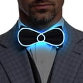 thumbnail image 2 of LINLIN 3 Pcs LED Bow Tie Light Up Bow Tie LED Bow Tie Adjustable Light Up Bow Tie, Novelty Bow Tie Party Glowing LED Tie, 2 of 5