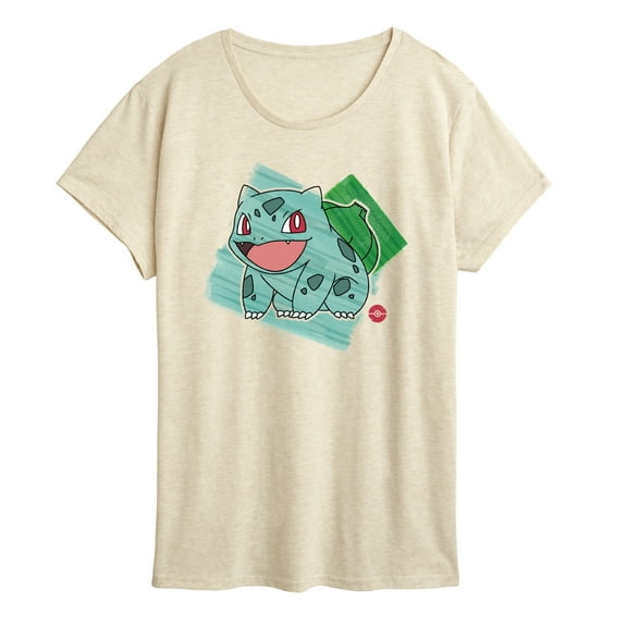 Pokémon - Bulbasaur Marker - Women's Short Sleeve Graphic T-Shirt