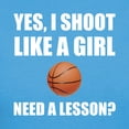 thumbnail image 3 of CafePress - Like A Girl Basketball T Shirt - Women's Traditional Fit Dark T-Shirt, 3 of 4
