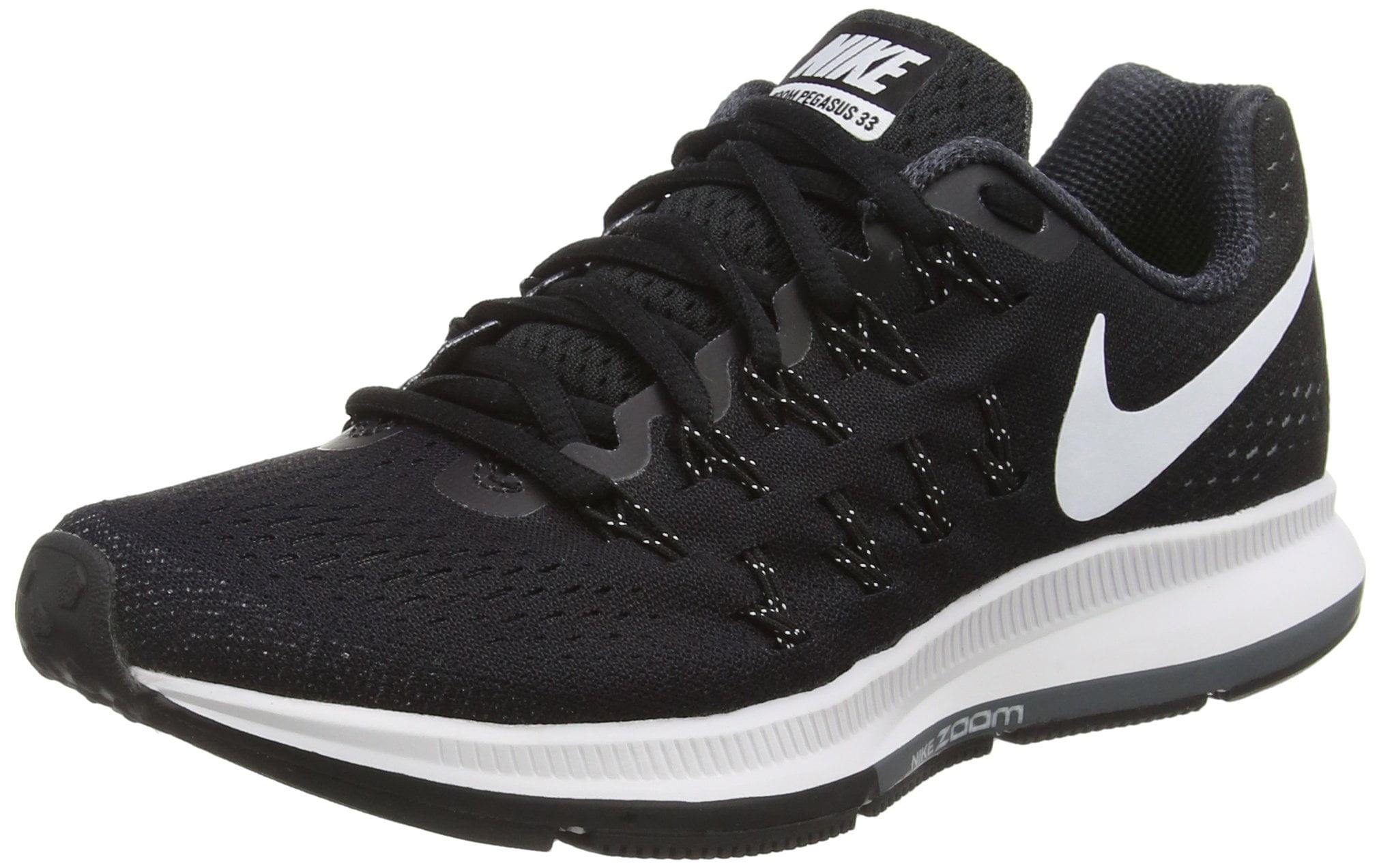 Nike Women's Air Zoom Pegasus 33 OC Running Shoe Black/Cool Grey/Wolf ...