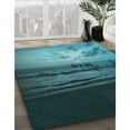 thumbnail image 2 of Ahgly Company Indoor Rectangle Patterned Deep-Sea Blue Area Rugs, 6' x 9', 2 of 6