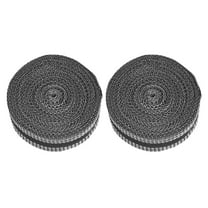 OFFIGAM 2-Pack Iron-On Hem Tape for Pants, No Sewing Fabric Adhesive Tape, Easy to Use, , Black