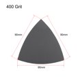 thumbnail image 2 of Unique Bargains Triangle Detail Sander Sandpaper Hook and Loop 3-1/2 Inch Silicon Carbide Sanding Pad 400 Grits 6 Pcs, 2 of 3
