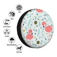 thumbnail image 4 of Balery Cute Flamingo Cubiertas para Neumáticos - Protector Resistente para Neumáticos de Camioneta, SUV, Remolque, Camper y RV-17 inch, 4 of 6