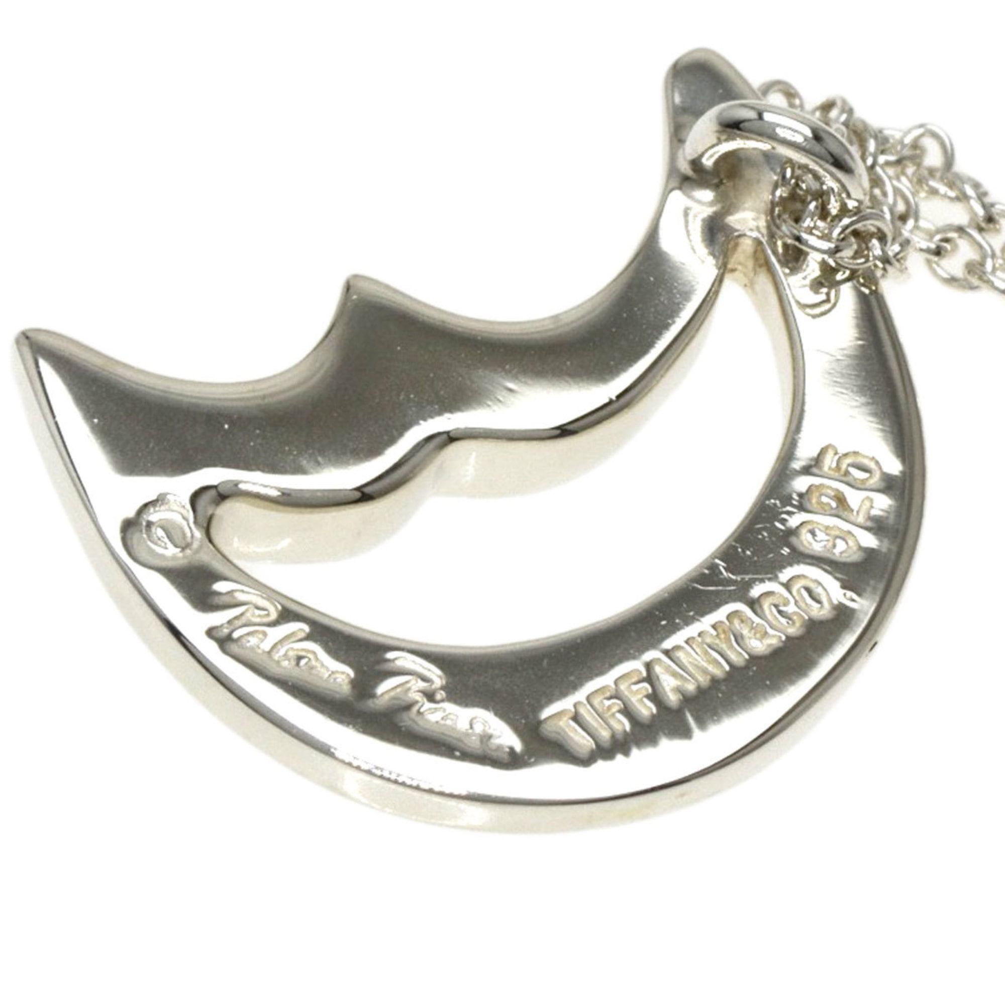 Crescent moon shop necklace tiffany