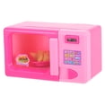 thumbnail image 3 of Milisten 1pc Mini House Microwave Oven Toy Simulation Kitchen Appliance Model Toy (Pink), 3 of 5