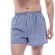 thumbnail image 5 of Calzoncillos tipo bóxer para hombre, ropa interior informal, de algodón suave, a rayas, holgada, cómoda, para estar en casa, 5 of 5