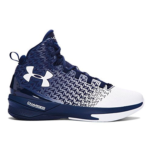 navy under armour basketball shoes