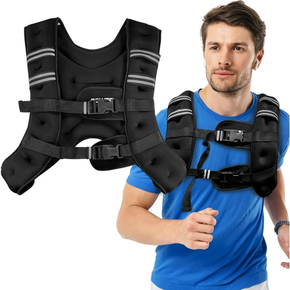 Power Guidance Weighted Vest for Men and Women - Upgraded Strength Training Weight Vests, Rucking Backpack with Weights, Weighted Workout Running Vest