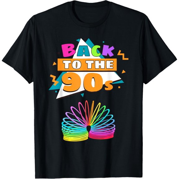 Men's Women's Kids Vintage Retro Back To 90's Graphic Design T-Shirt men and women can wear, black, white, gifts