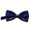 thumbnail image 2 of Men's Solid Color Bow Tie, Adjustable Length Satin Bowtie for Wedding & Formal Events, Elegant Fashion Accessory for Men and Boys, 2 of 3
