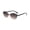 C4 gunmetal gray with black top and tea-colored bottom [Expected to arrive on 5.23], variant on New European and American fashion cat-eye frameless sunglasses for women, stylish and trendy street photography sun protection sunglasses, versatile and fashionable
