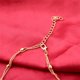 thumbnail image 5 of Collar de cadena multicapa con colgante de corazón de amor, gargantilla de dos capas, regalo para mujer (oro), 5 of 5