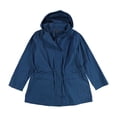 thumbnail image 1 of Eileen Fisher Womens Solid Anorak Jacket, Blue, Small, 1 of 2