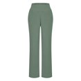 thumbnail image 5 of Yoga Pants Women Wide Leg With Pockets High Waist Stretch Casual Sweatpants Loose Comfy Palazzo Stretch Trousers, 5 of 7