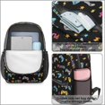 thumbnail image 4 of Game Controller Black Pattern 17" School Backpacks for Teens,Waterproof Oxford Fabric,S-Shape Padded Straps for School,Travel,Hiking,Camping, 4 of 6