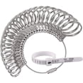 thumbnail image 1 of Jewelry Sizers Stainless Iron Ring Sizer Finger Ring Sizing Measuring Tool Ring Sizer Gauge Set Circle Models with Plastic Ring Sizer Belt, 1 of 7