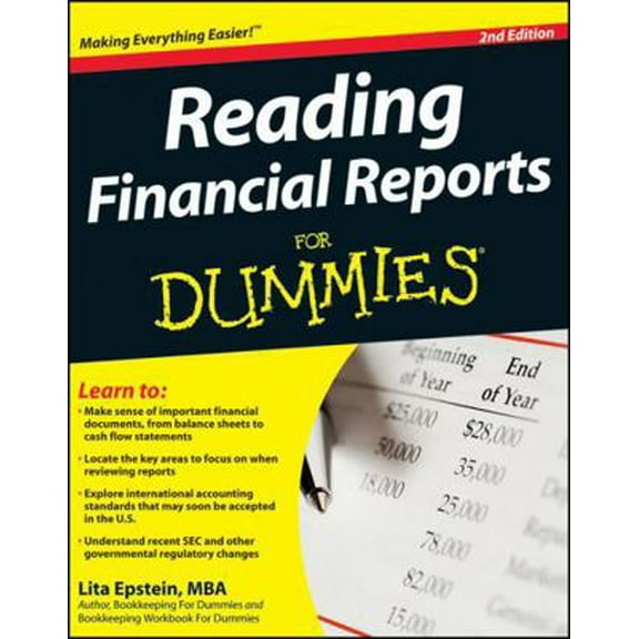 Pre-Owned Reading Financial Reports for Dummies (Paperback) 0470376287 9780470376287