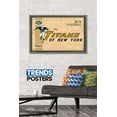 thumbnail image 2 of NFL New York Jets - Retro Logo 14 Wall Poster, 22.375" x 34", Framed, 2 of 5