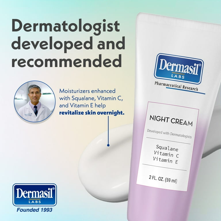 ルビーセル DERMACODE ナイトブーストクリーム 2個 NEW Dermasil Oil Free Daily Face Cream 2FL Oz Vitamin E FREE