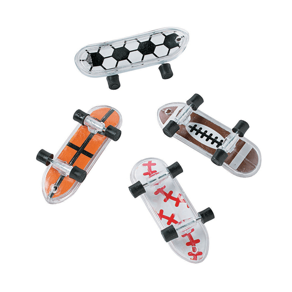 Sports Mini Skateboards (3Dz) - Party Favors - 36 Pieces