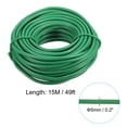 thumbnail image 2 of Uxcell 49ft/15M Reusable PE Twist Ties Garden Plant Ties with Cutter for Gardening Home, Green, 2 of 6