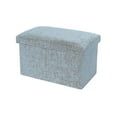 thumbnail image 1 of Storage Box Strong Load Bearing Capacity Foldable Fabric Versatile Storage Ottomans Cube Seat For Home Qinhai, 1 of 5