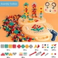thumbnail image 2 of Creative Electric Drill Bits Puzzle Toy Assembly Kids Tool Box Birthday Gift Diy Puzzle Assembly Kit, 2 of 6