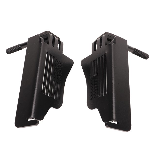 Clavijas De Pie Bisagra De Puerta Izquierda Derecha Puerta Delantera Pedales De Apoyo De Metal Reemplazo Para Wrangler JK 2DR JKU 4DR 2007 A 2018 Fácil Instalación (1 Par)