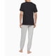 thumbnail image 3 of Camiseta Calvin Klein 100% algodón para hombre, paquete de 3, color blanco con cuello en V, 3 of 4