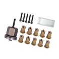 thumbnail image 1 of Adaptador de taladro para herramienta de tuerca de remache compacto con tuercas mandril de repuesto resistente M3 a para muebles de fabricación de, 1 of 8