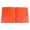 Orange, variant on YAZHPA Plastic Pocket Folders 3 Hole Punched with 2 Pockets, Hold Letter Size Paper, 1-Pack Red Poly Folder
