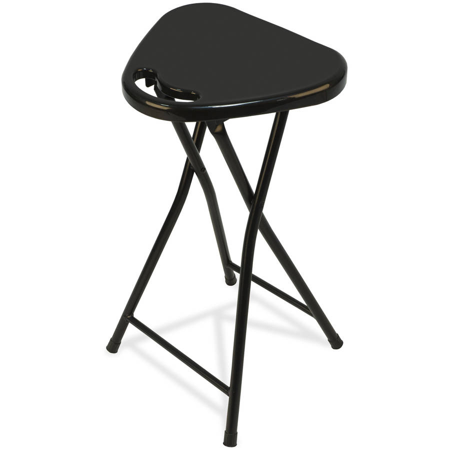 Mainstays Folding Stools (Set of 2) with Handle, Large 24" Tall, Multiple Colors Available