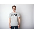 thumbnail image 4 of Riot T shirt Funny Shirts for Men National Novelty Sarcastic Adult Tees Humor Graphic Tees, 4 of 6