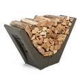 thumbnail image 3 of Step2 Longhorn Firewood Rack Plastic Indoor Outdoor Log Holder 27"H x 58"W, 3 of 13