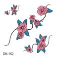 thumbnail image 1 of rose flower temporary tattoo, 1 of 1