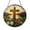 Acrylic 3.5 Inch, variant on Sunset Floral Cross Stained Glass Window Hanging, Spiritual Christian Home Decor Accent