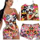 thumbnail image 4 of 2024 Ropa Traje corto con estampado de dibujos animados para mujer, 4 of 4