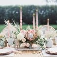 thumbnail image 2 of 4pcs Tapered Candlesticks Spiral Taper Candle, 10 Inch Pink Candlestick Twisted Taper Candles for Dinner Table Decor Housewarming Gift Idea, 2 of 5
