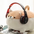 thumbnail image 3 of 12 pulgadas Zhigou juguetes de peluche animales lindo corgi Akita perro almohadas de peluche peluche niños mejor regalo marrón, 3 of 5