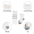 thumbnail image 3 of 3 suit Size M baby knee pads non-slip socks crawling, baby cartoon knee elbow protection cotton, 3 of 5